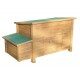Domek dla kur drewniany 146 x 74 x 80 cm Kerbl Florentina