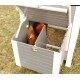 Domek plastikowy dla drobiu 137 x 73 x 83 cm Kerbl