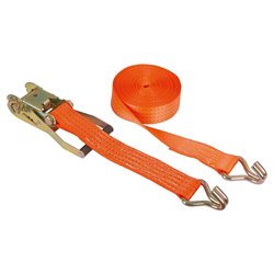 Pas transportowy z napinaczem, 4m x 50mm, 4000 kg, 2,8 kN, pomarańczowy, Kerbl Works