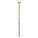 Trzonek do szpadla z uchwytem T, jesion, 120 cm, Kerbl