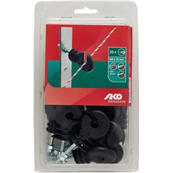 Izolator pierścieniowy z gwintem metrycznym M6 × 30 mm AKO (20 szt.)