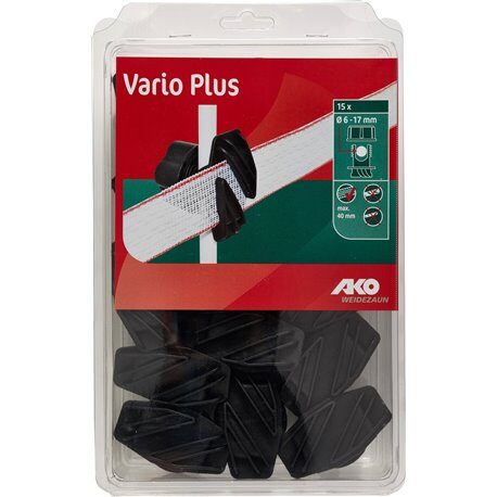 Izolator śrubowy do taśmy VARIO PLUS, 15 szt, AKO