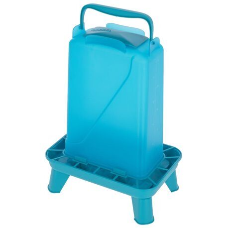 Karmidło dla drobiu prostokątne 5,5 l, plastikowy, niebieskie, Kerbl