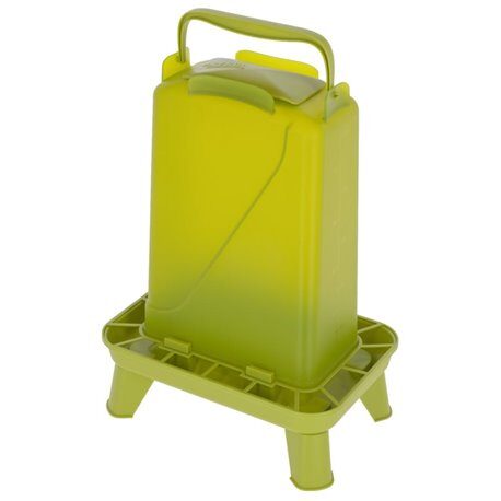 Karmidło dla drobiu prostokątne 5,5 l, plastikowy, zielone, Kerbl