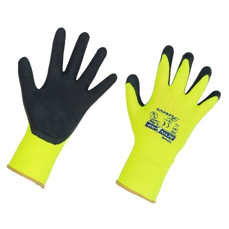 Rękawice robocze Activ Grip Lite, żółte, rozmiar 8, Kerbl