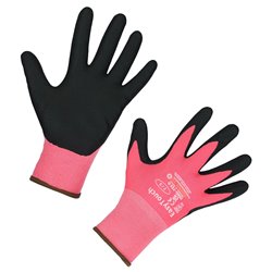 Rękawice robocze EasyTouch Lady, różowe, rozmiar 8, Kerbl