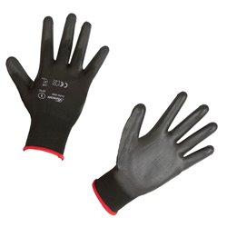 Rękawice montażowe Kerbl Gnitter Black czarne rozmiar 11 / XXL
