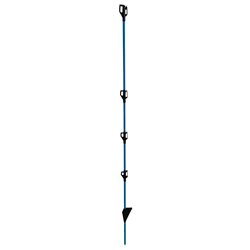 Palik ogrodzeniowy Compact+ z izolatorami, okrągły z włókna szklanego, 117cm, niebieski, 10szt, AKO