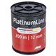 Taśma do pastucha AKO PlatinumLine 12 mm x 200 m czarno-biała