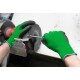 Rękawice robocze SmoothGrip, z powłoką lateksową, zielone, rozmiar 8, KERBL