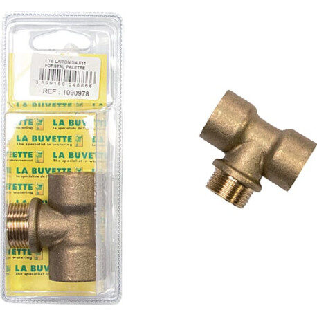 Trójnik mosiężny 3/4" do poidła F11 i Forstal La Buvette
