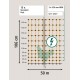 Siatka elektryczna dla drobiu 50 m, 106 cm, podwójny szpic, Kerbl