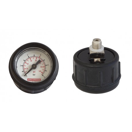 Manometr chemiczny G1/8 cala niklowany Birchmeier
