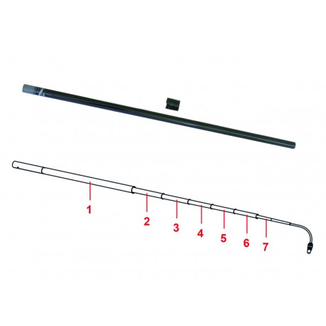 Segment rury 3 lancy teleskopowej XL 8 Birchmeier
