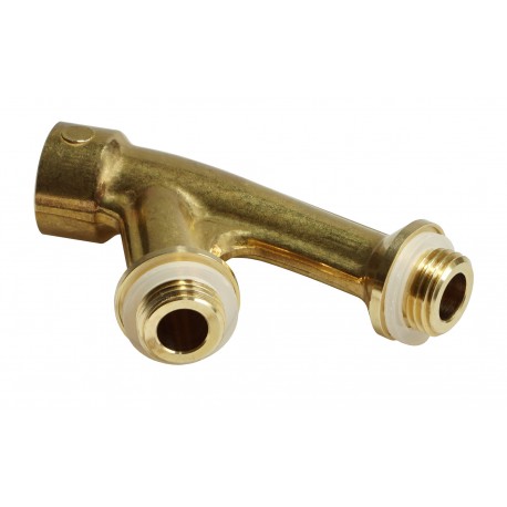 Mosiężny rozdzielacz na dwie dysze G1/4" Birchmeier