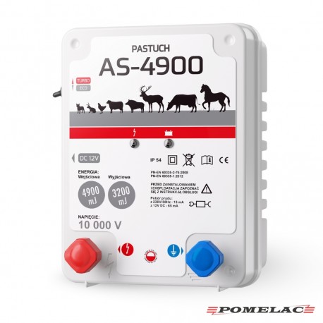 Pastuch elektryczny uniwersalny 3,2 J do 33 km Pomelac AS-4900