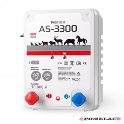 Pastuch elektryczny uniwersalny 3,3 J do 20 km Pomelac AS-3300