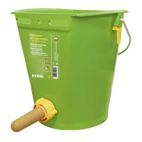 Wiadro do pojenia cieląt z higienicznym zaworem Kerbl 4018653142103