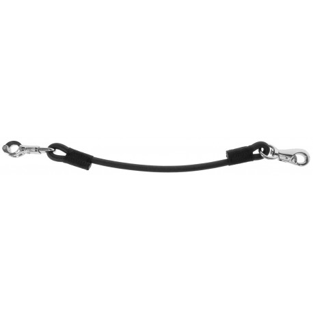 Elastyczna linka do przywiązywania konia 60 cm czarna Kerbl | EAN 4018653396346