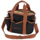 Torba na akcesoria do pielęgnacji konia 28x20x22 cm czarno-koniakowa COVALLIERO | EAN 4018653401378