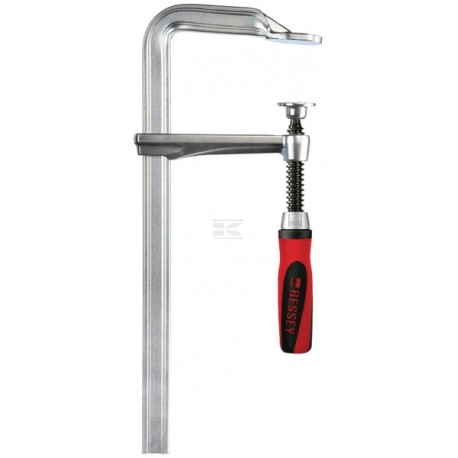 Ścisk śrubowy ślusarski stalowy GZ 250 × 120 mm Bessey