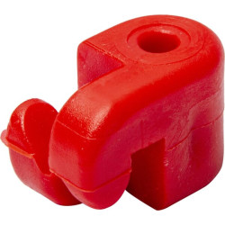 Izolator do gwoździ czerwony 6 mm, 100 sztuk