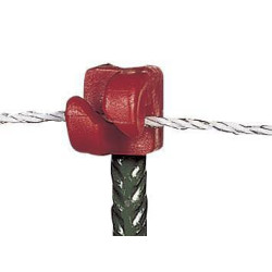 Insulator red to 10 mm 100 pcs