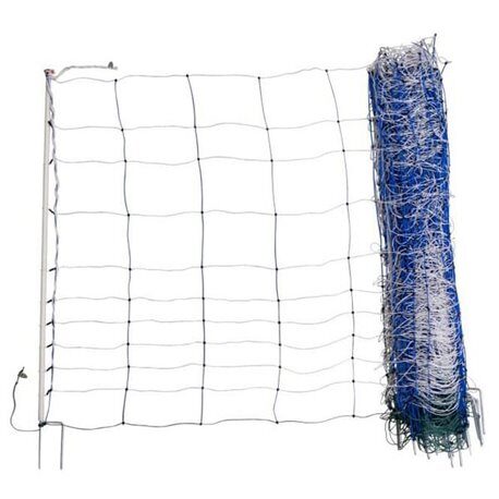 Siatka Ako TitanNet 145 cm 50 m DP niebieska/biała