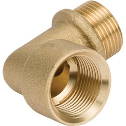 Kolanko mosiężne 3/4" GZ x GW do poidła La Buvette