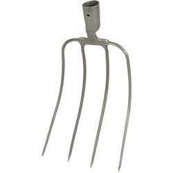 Widły nieoprawne 4-zębne 22 cm 300 mm bez trzonka