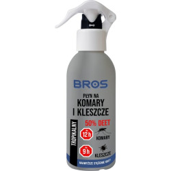 Płyn na komary i kleszcze 50% DEET 130 ml Bros