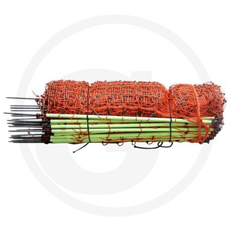 Siatka ogrodzeniowa elektryczna do upraw 65 cm × 50 m podwójny grot