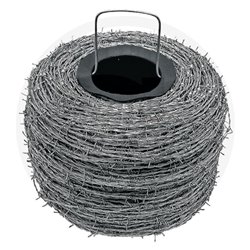Drut kolczasty stalowy ocynkowany 1,7 mm 500 m