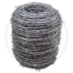 Drut kolczasty stalowy ocynkowany 2,5 mm 200 m